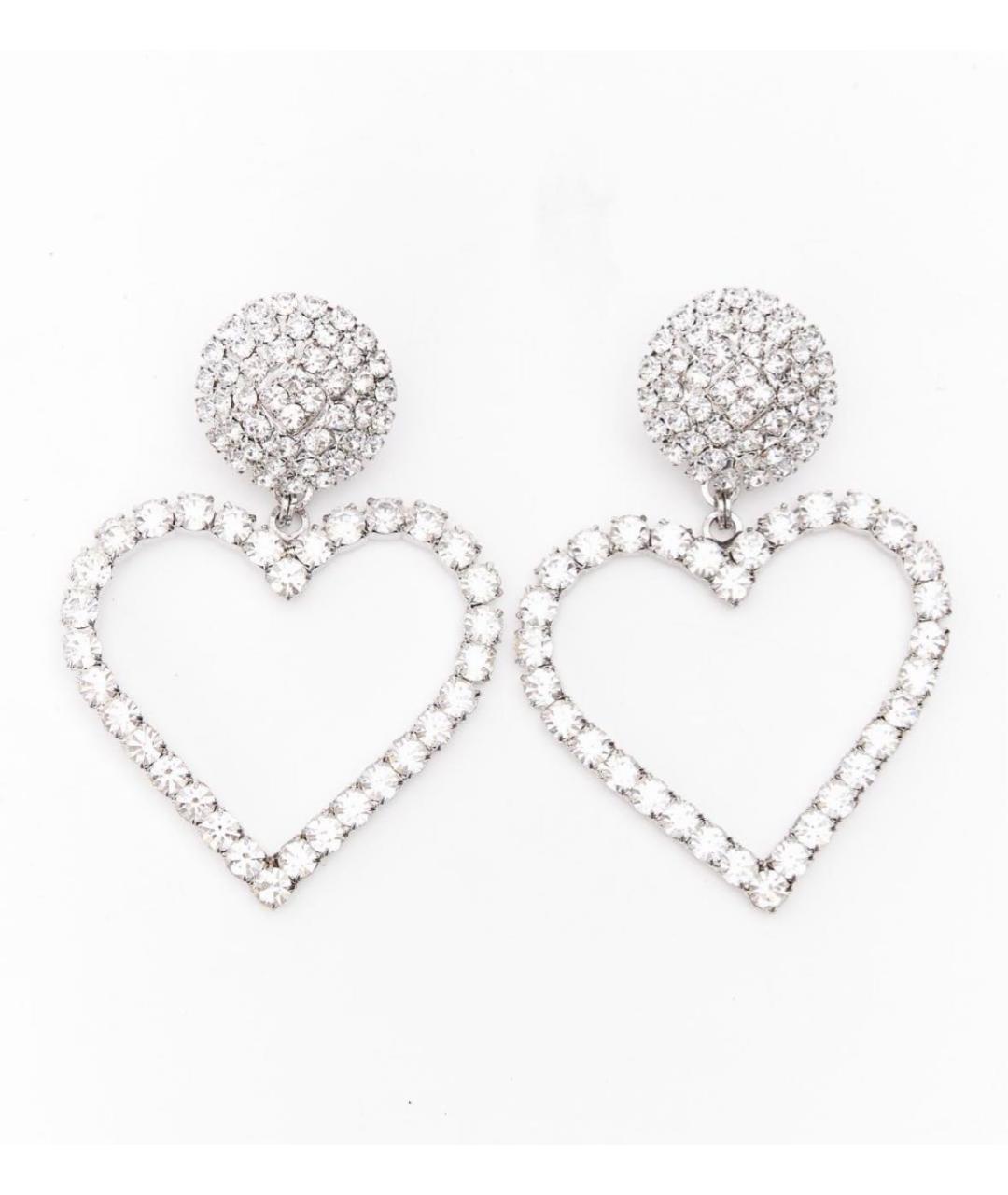 ALESSANDRA RICH Белые металлические клипсы, фото 8