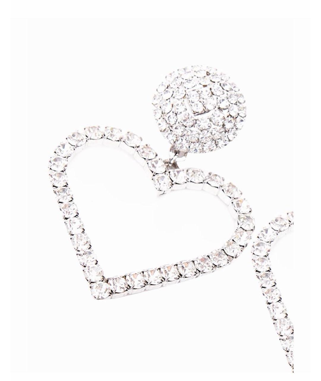 ALESSANDRA RICH Белые металлические клипсы, фото 4