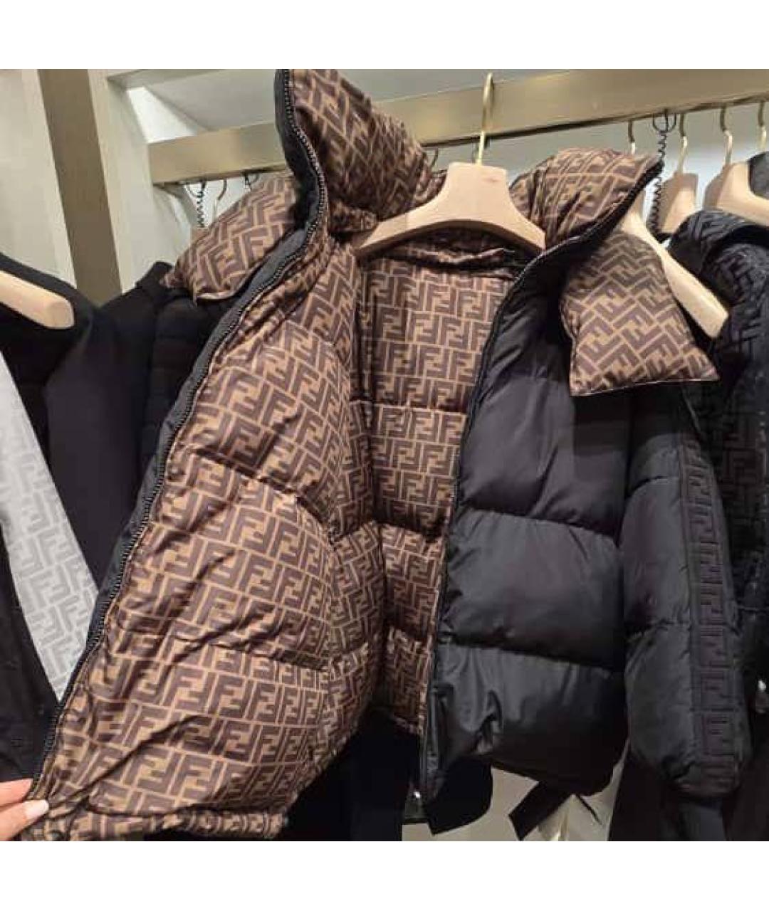 FENDI Черная куртка, фото 3