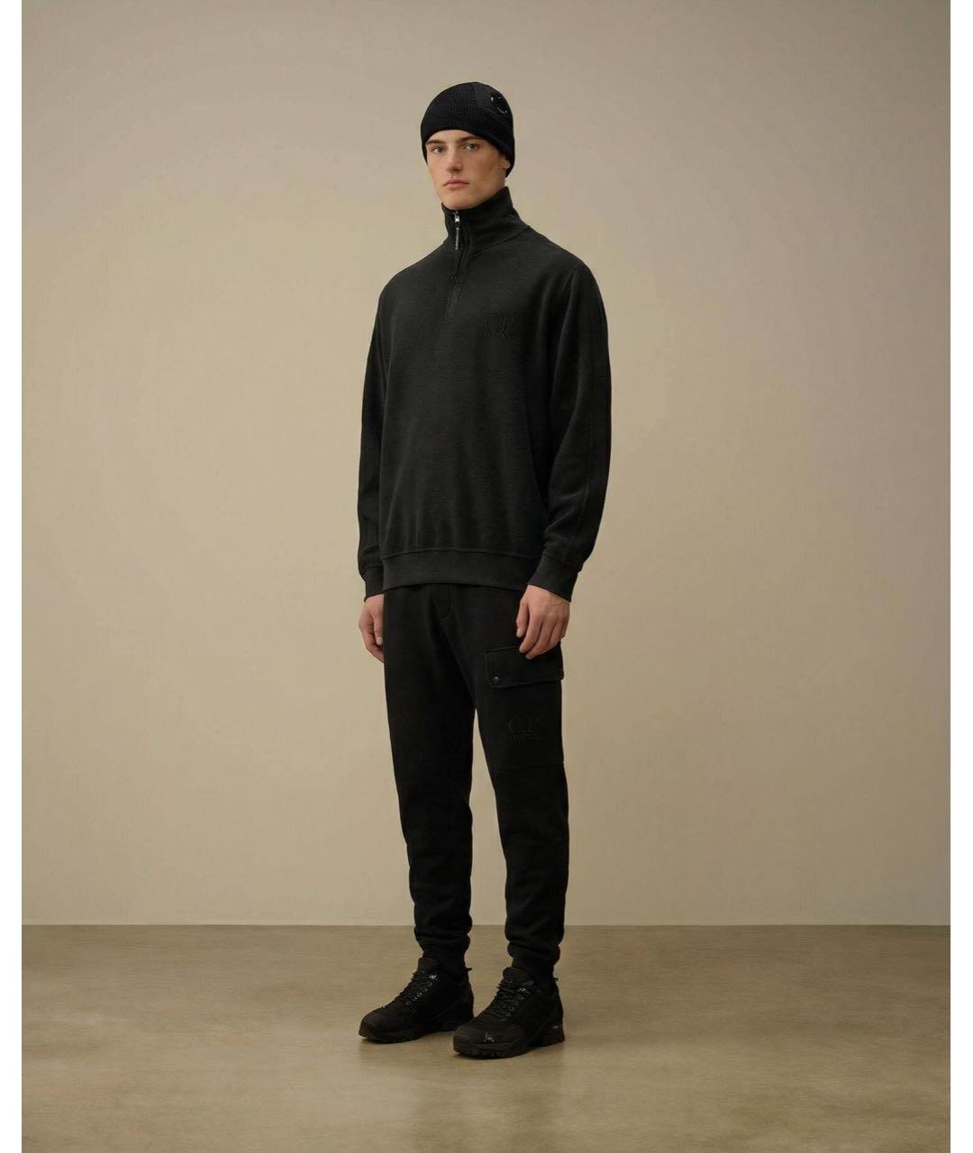 CP COMPANY Антрацитовые хлопковые повседневные брюки, фото 8