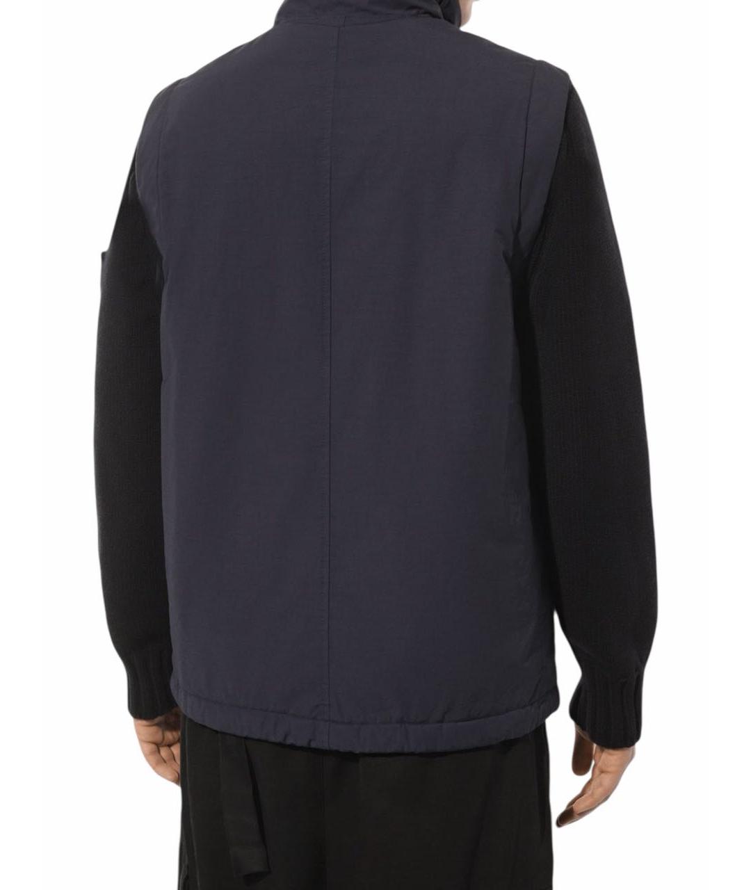 STONE ISLAND Темно-синяя полиамидовая куртка, фото 7