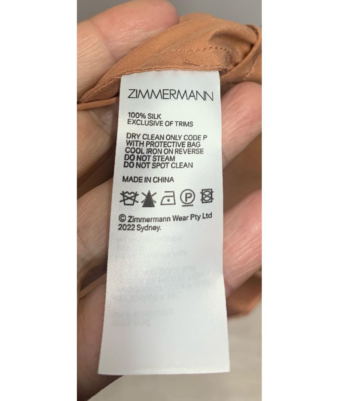 ZIMMERMANN Шелковое коктейльное платье, фото 5