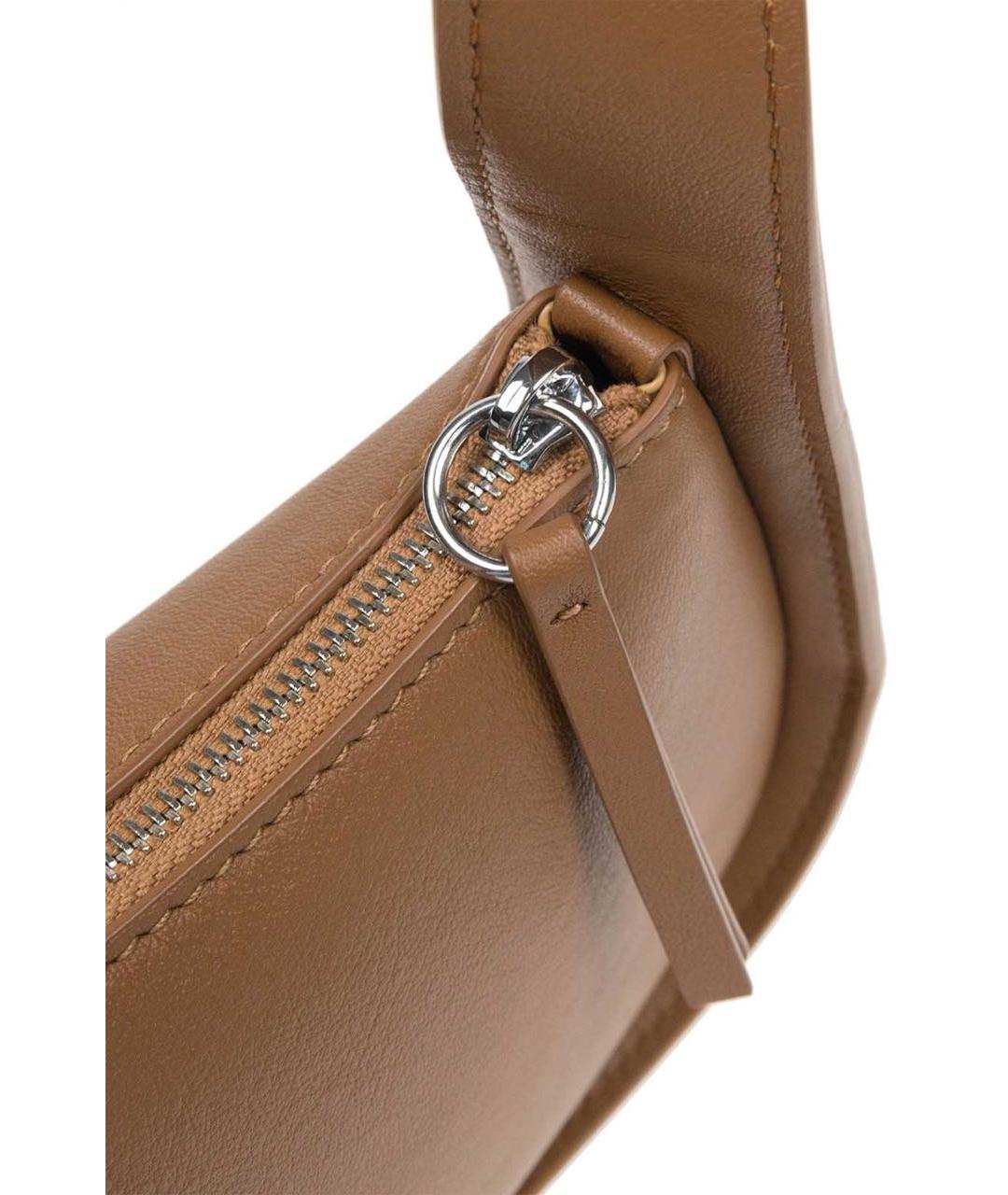 THE ROW Коричневая кожаная сумка через плечо, фото 3