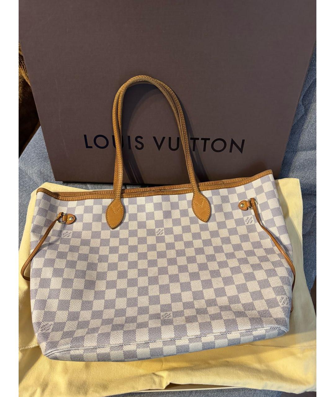 LOUIS VUITTON Белая сумка через плечо, фото 9