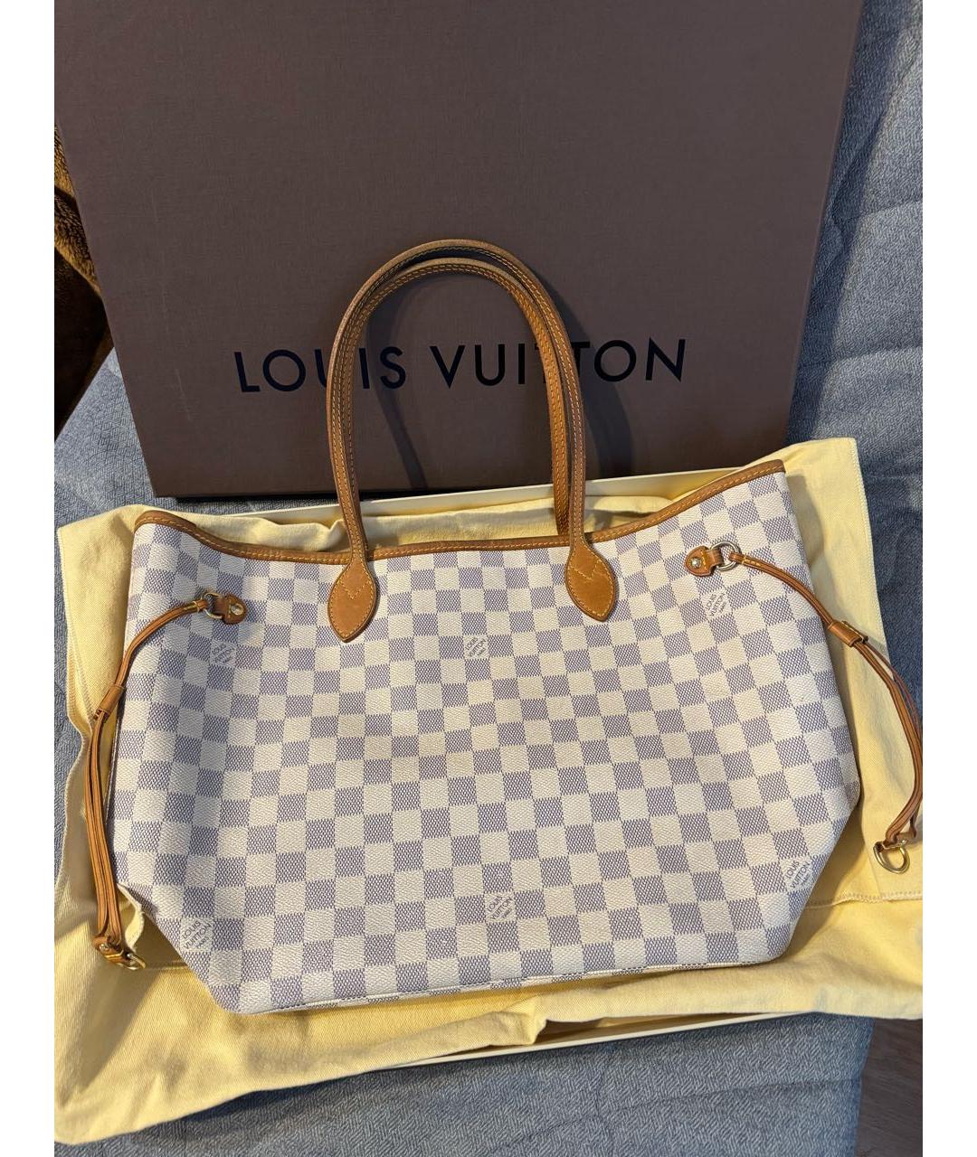 LOUIS VUITTON Белая сумка через плечо, фото 2