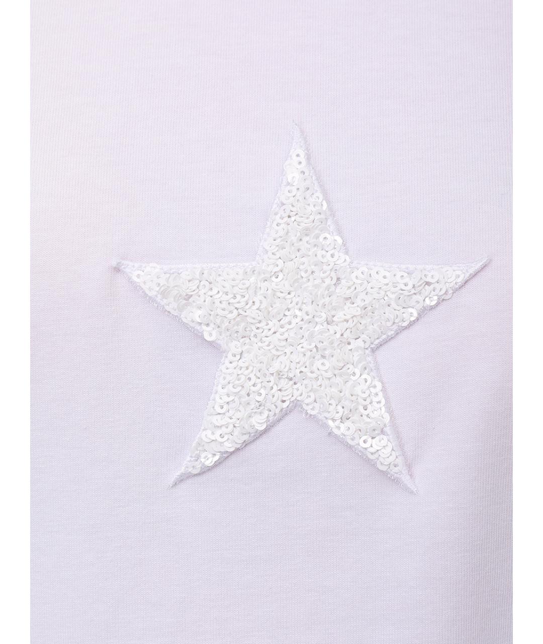 LORENA ANTONIAZZI Белая хлопковая футболка, фото 5