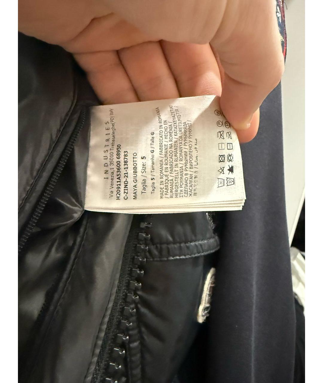 MONCLER Черный пуховик, фото 8