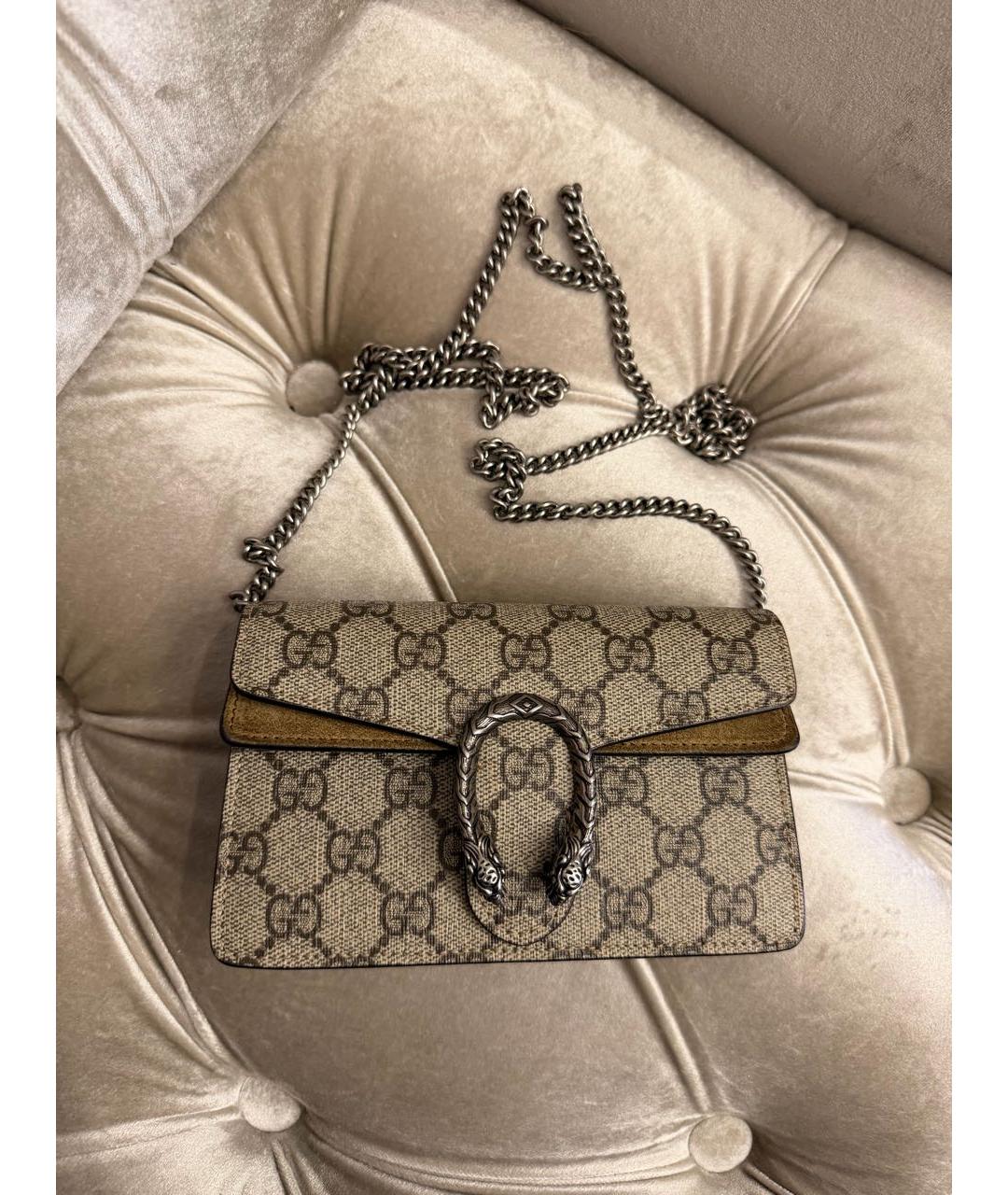 GUCCI Коричневая сумка через плечо, фото 6