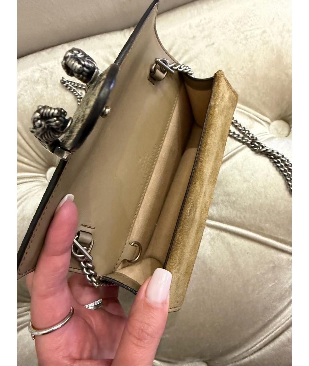 GUCCI Коричневая сумка через плечо, фото 4