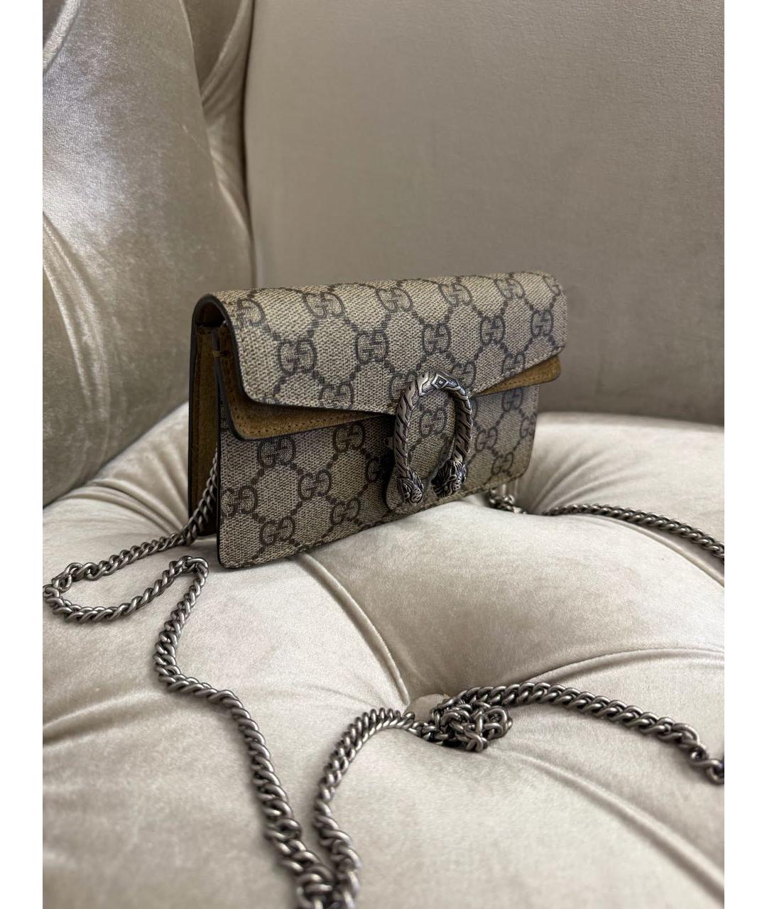 GUCCI Коричневая сумка через плечо, фото 2