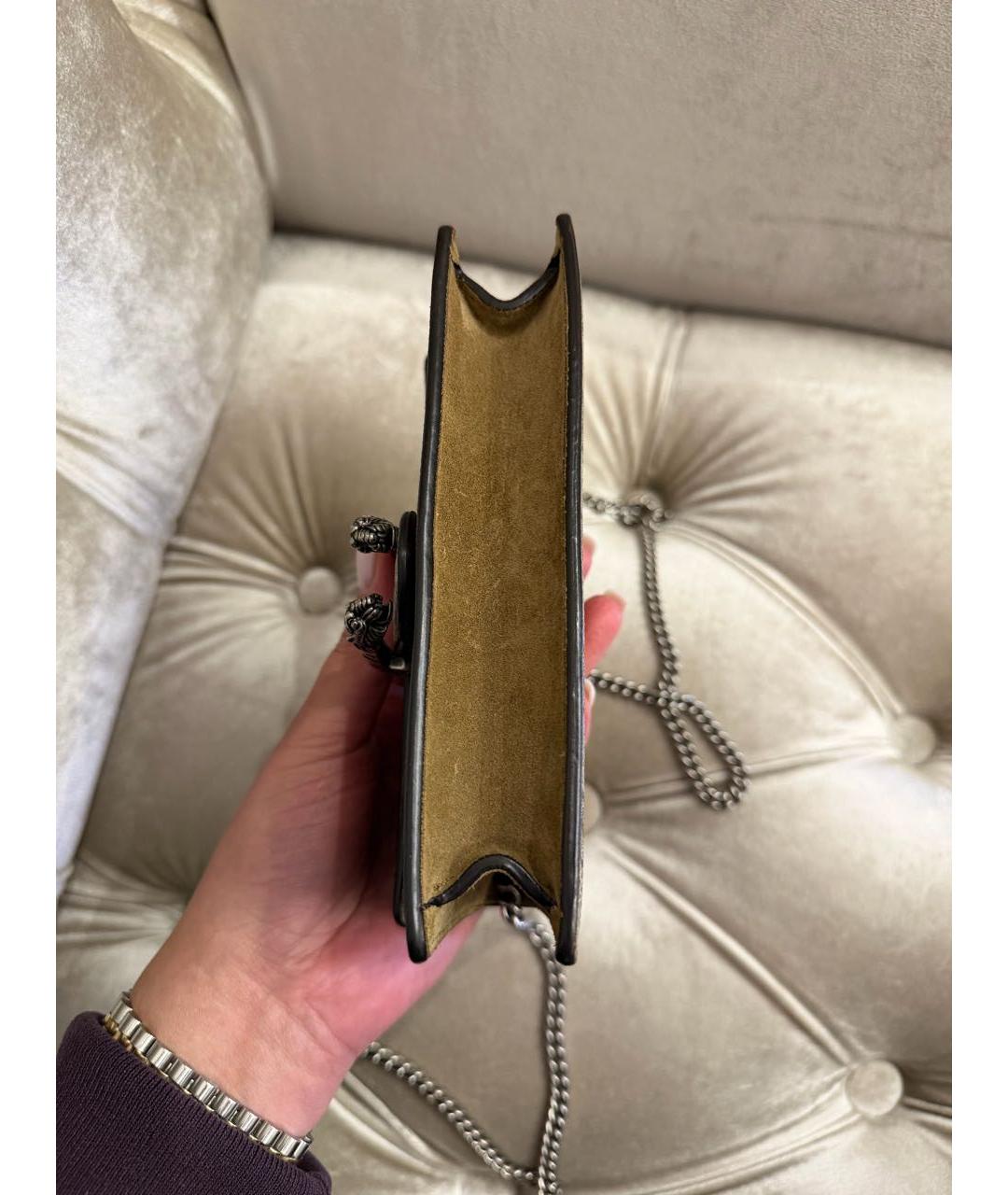 GUCCI Коричневая сумка через плечо, фото 5