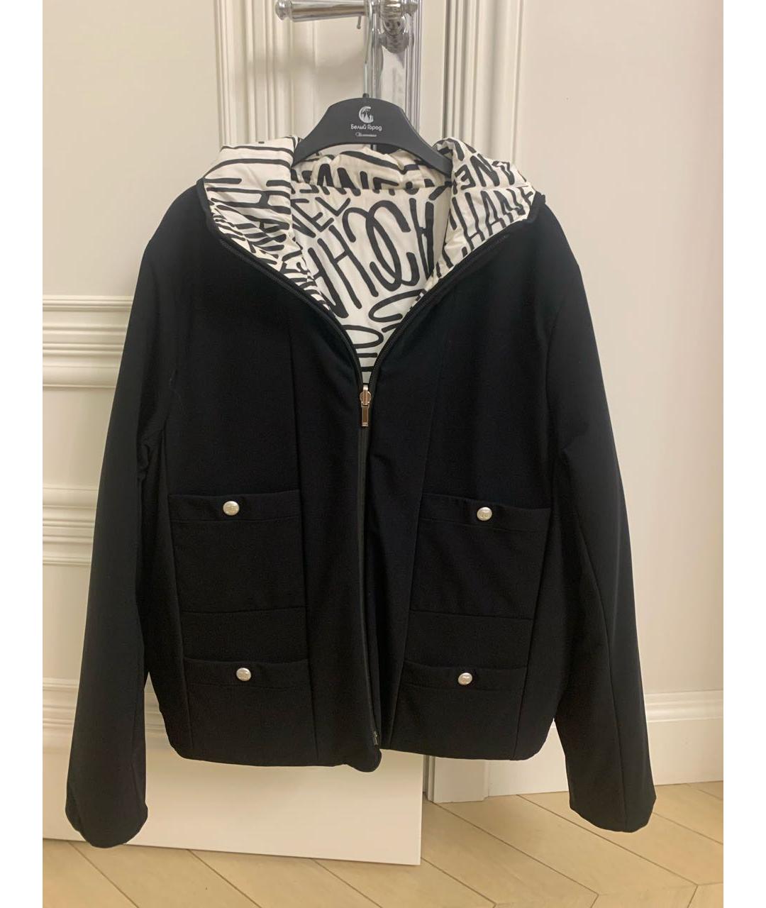CHANEL Черная полиэстеровая куртка, фото 8