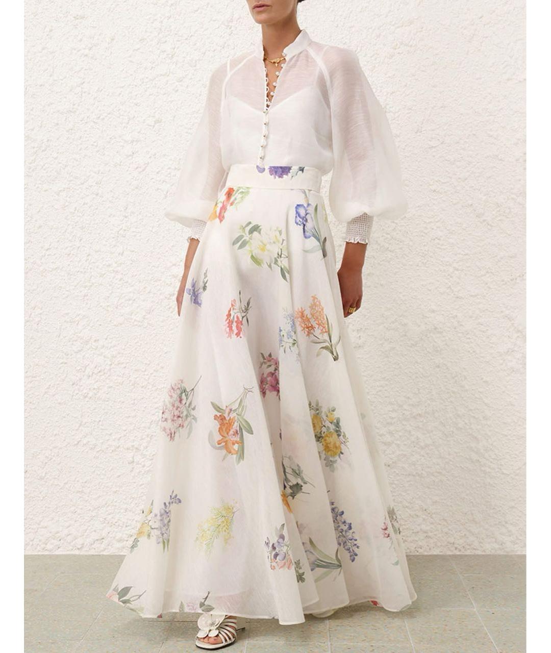 ZIMMERMANN Белая блузы, фото 3