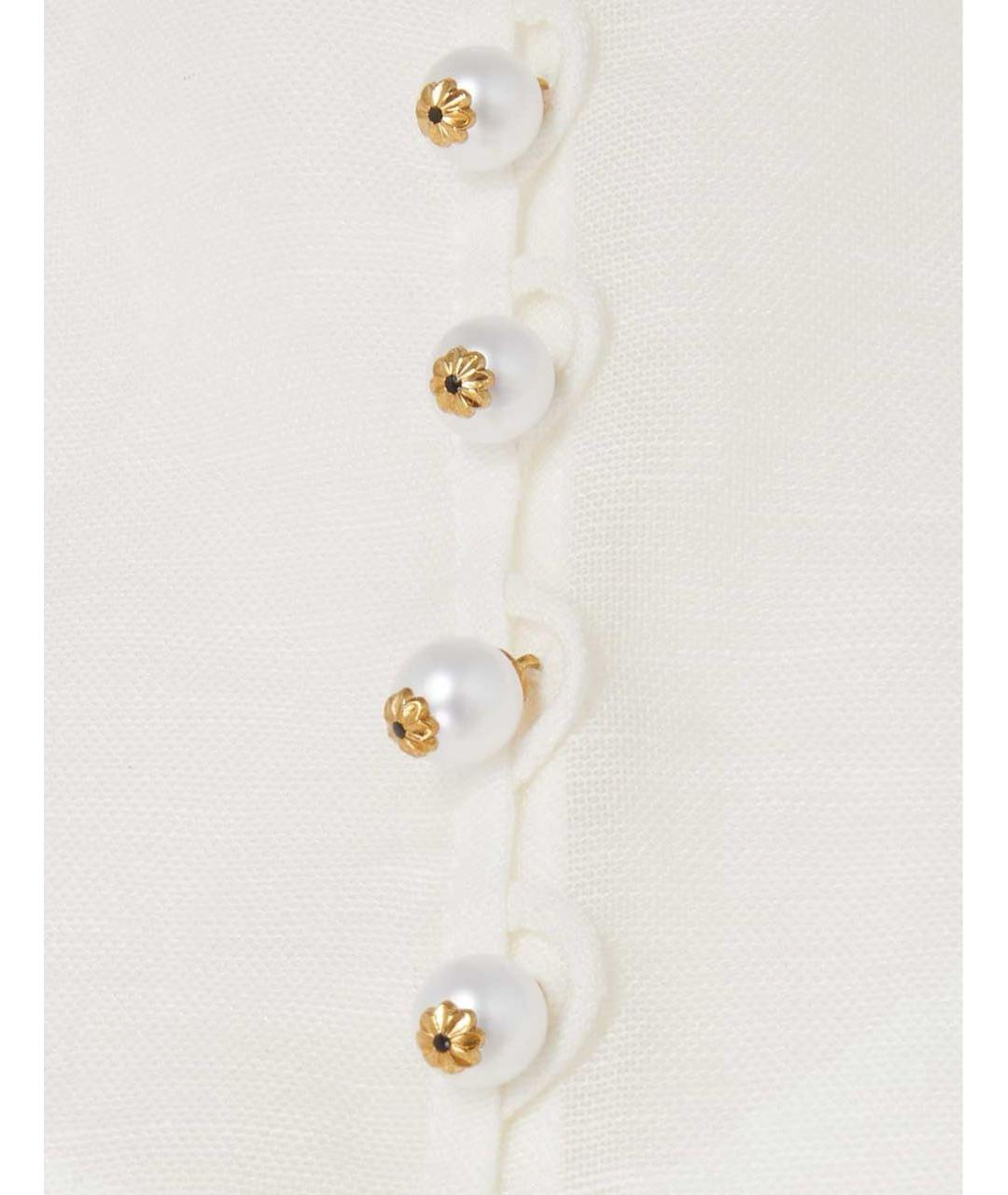 ZIMMERMANN Белая блузы, фото 2