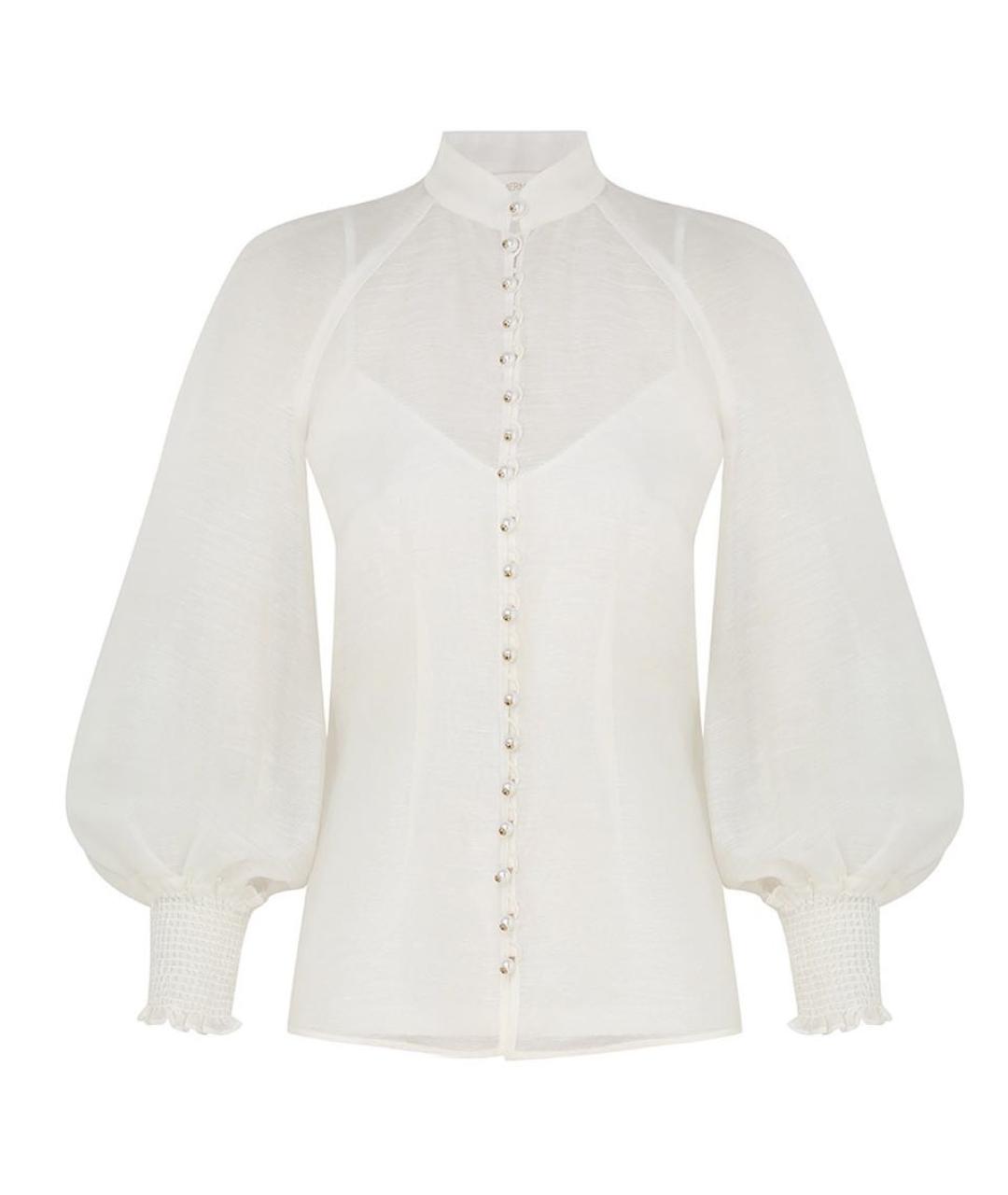 ZIMMERMANN Белая блузы, фото 5