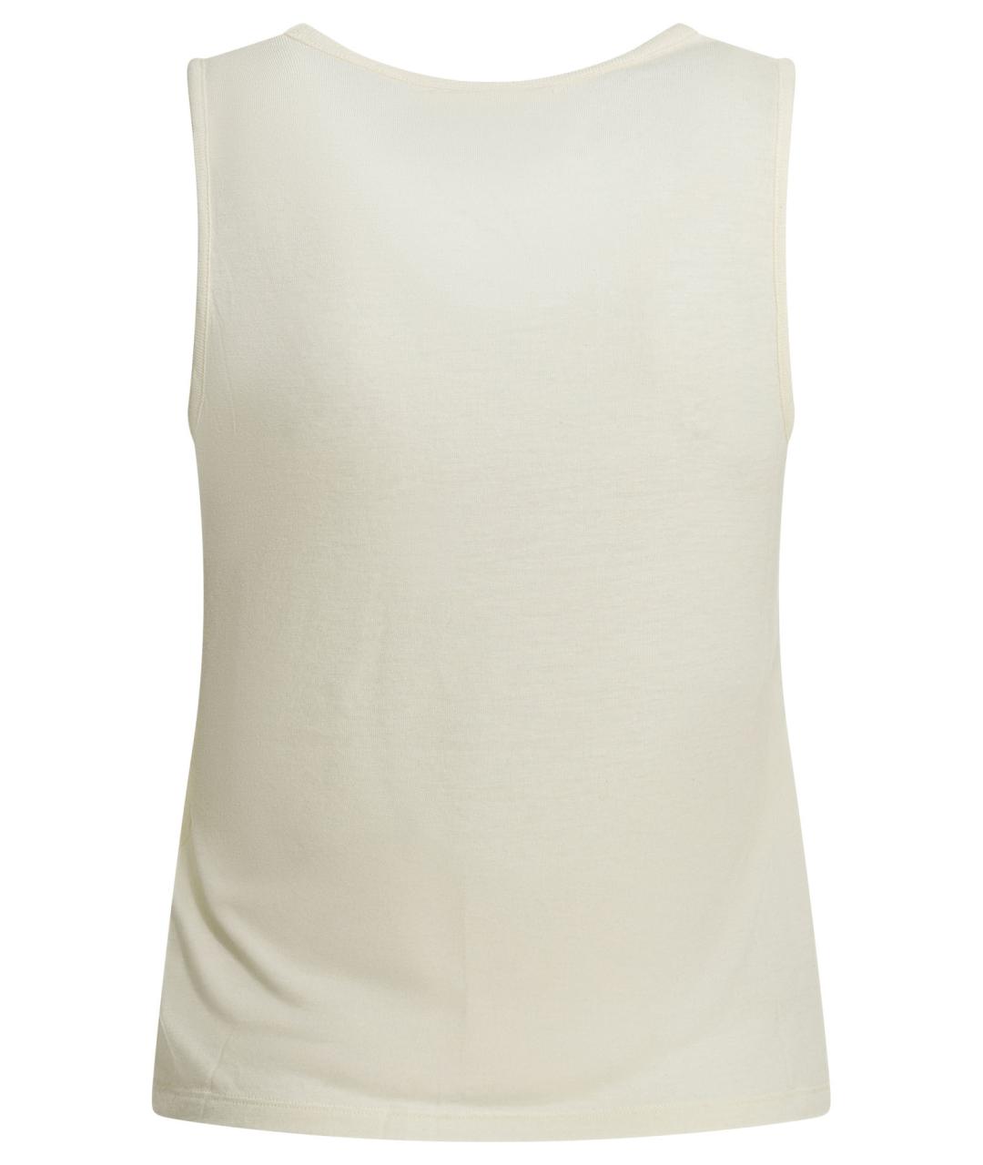 LOULOU STUDIO Белая вискозная майка, фото 2