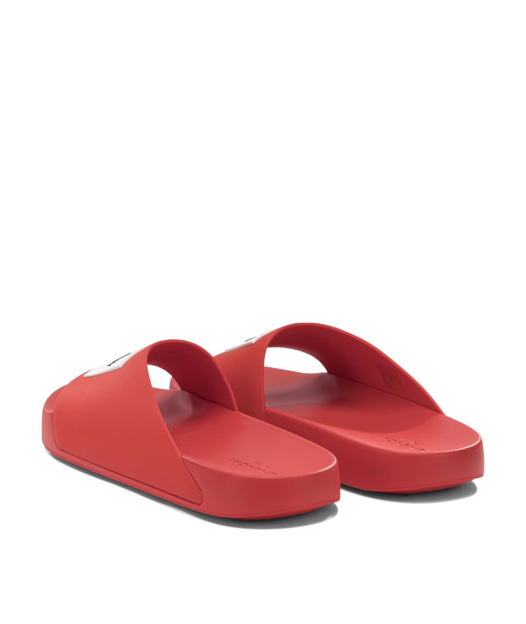 GIVENCHY Красные резиновые шлепанцы, фото 4
