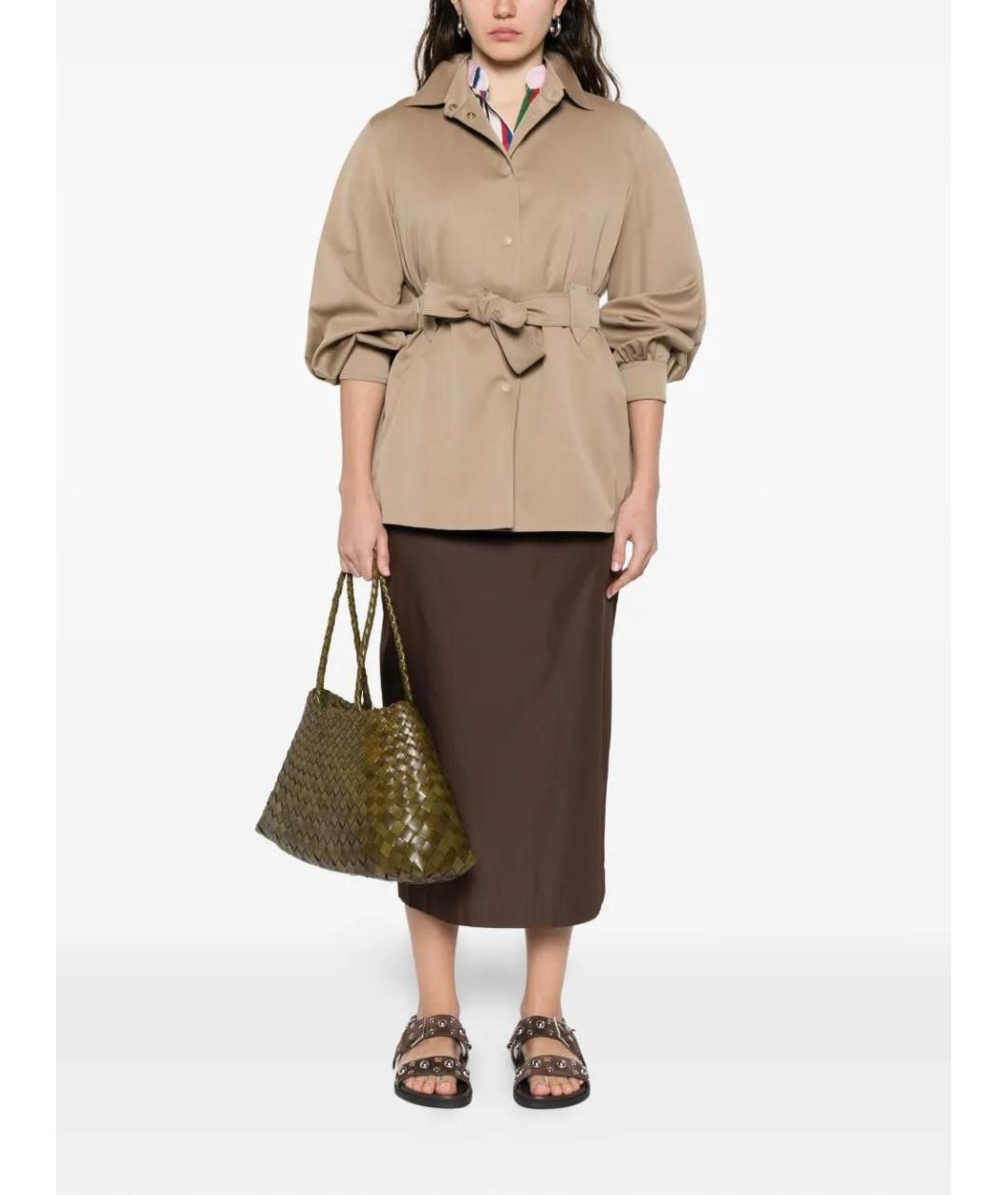 MAX MARA Бежевая шерстяная куртка, фото 2