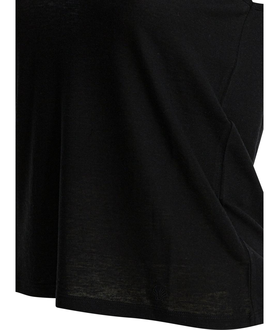 LOULOU STUDIO Черная вискозная майка, фото 3