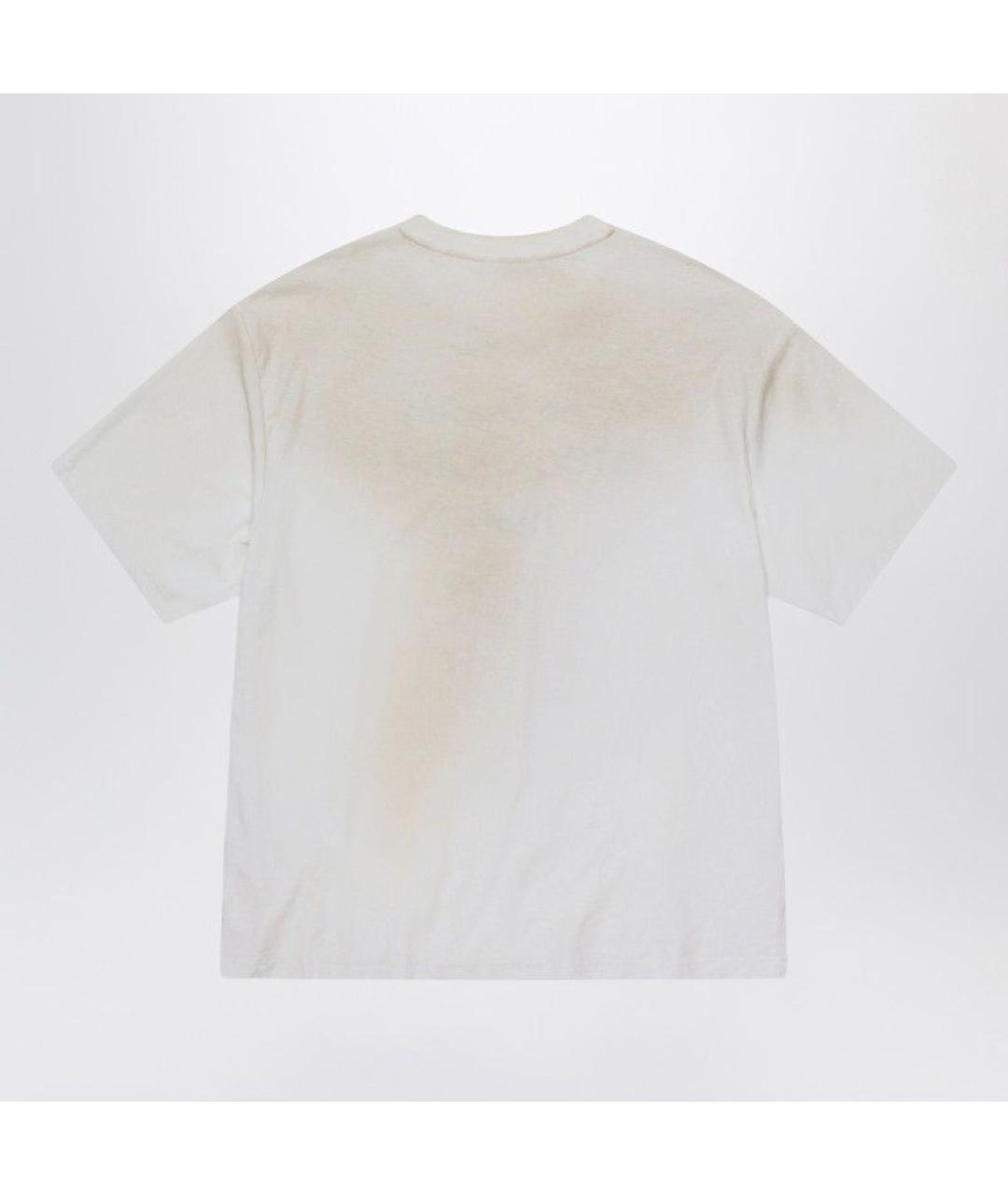 ACNE STUDIOS Белая хлопковая футболка, фото 2