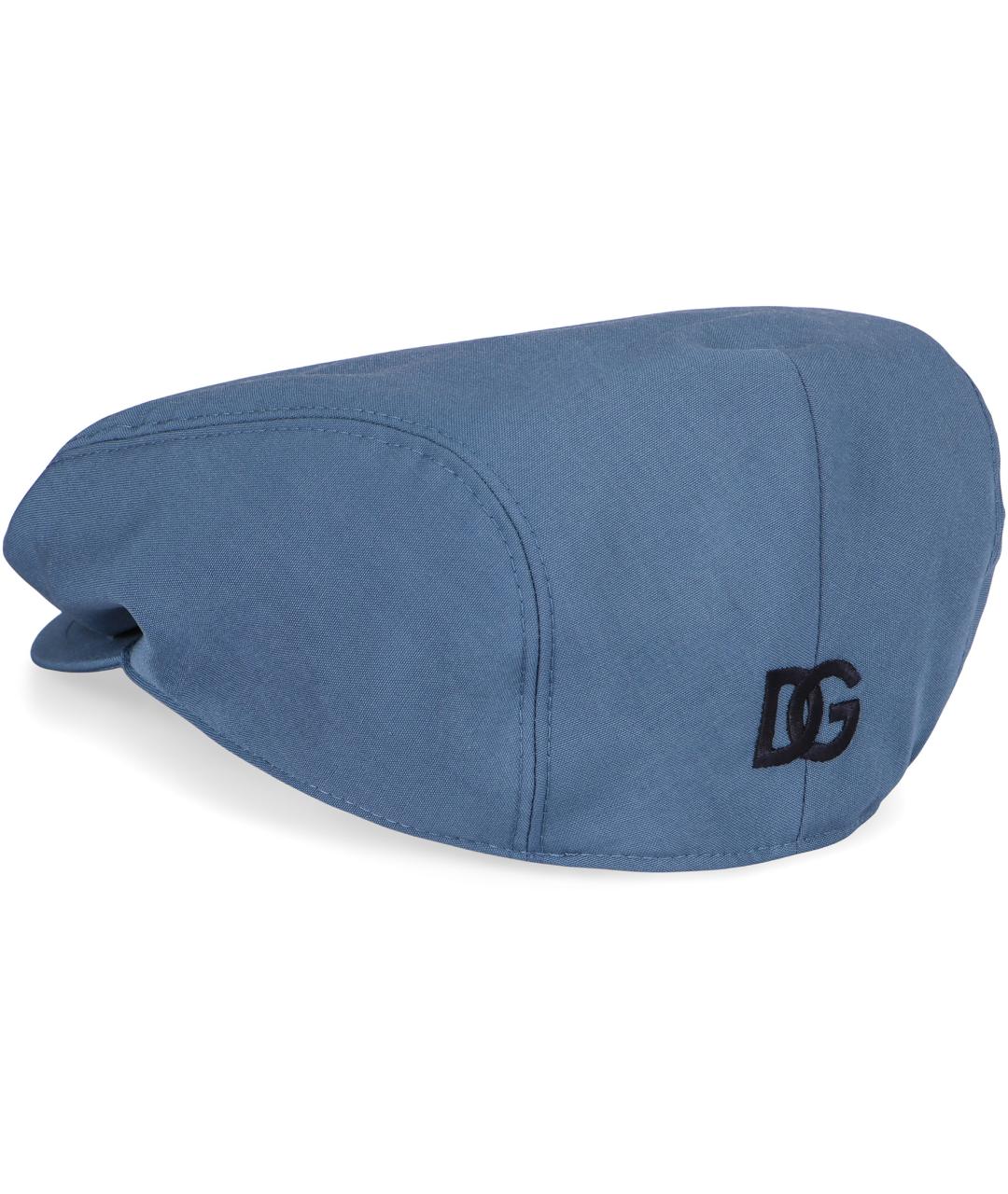 DOLCE&GABBANA Голубая шерстяная кепка/бейсболка, фото 3