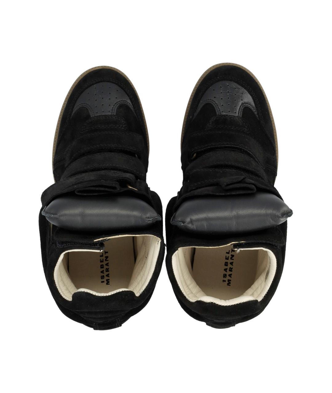 ISABEL MARANT Черные замшевые кроссовки, фото 2