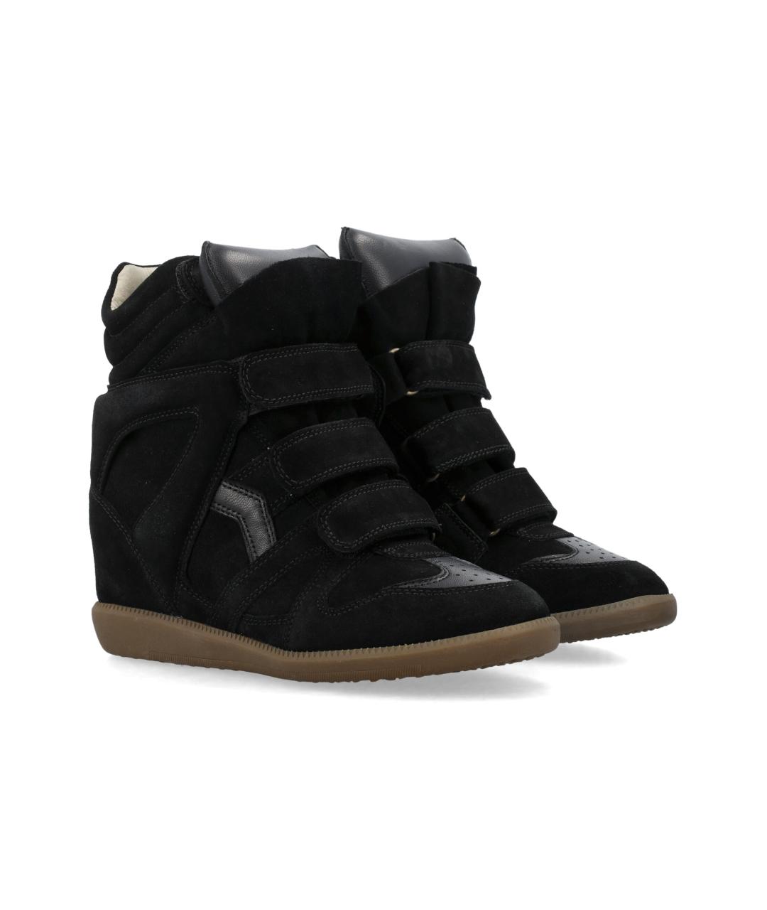 ISABEL MARANT Черные замшевые кроссовки, фото 3