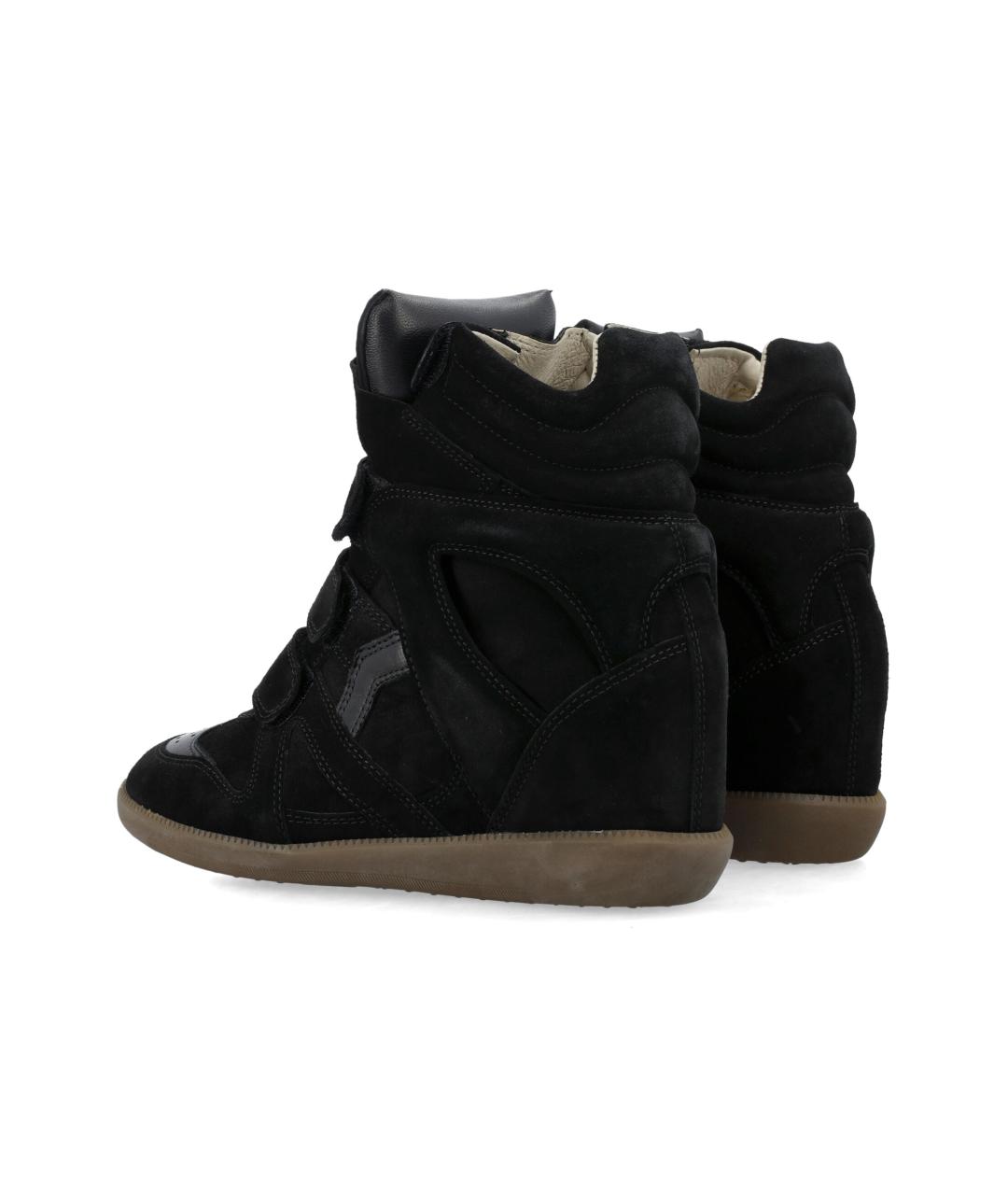 ISABEL MARANT Черные замшевые кроссовки, фото 4