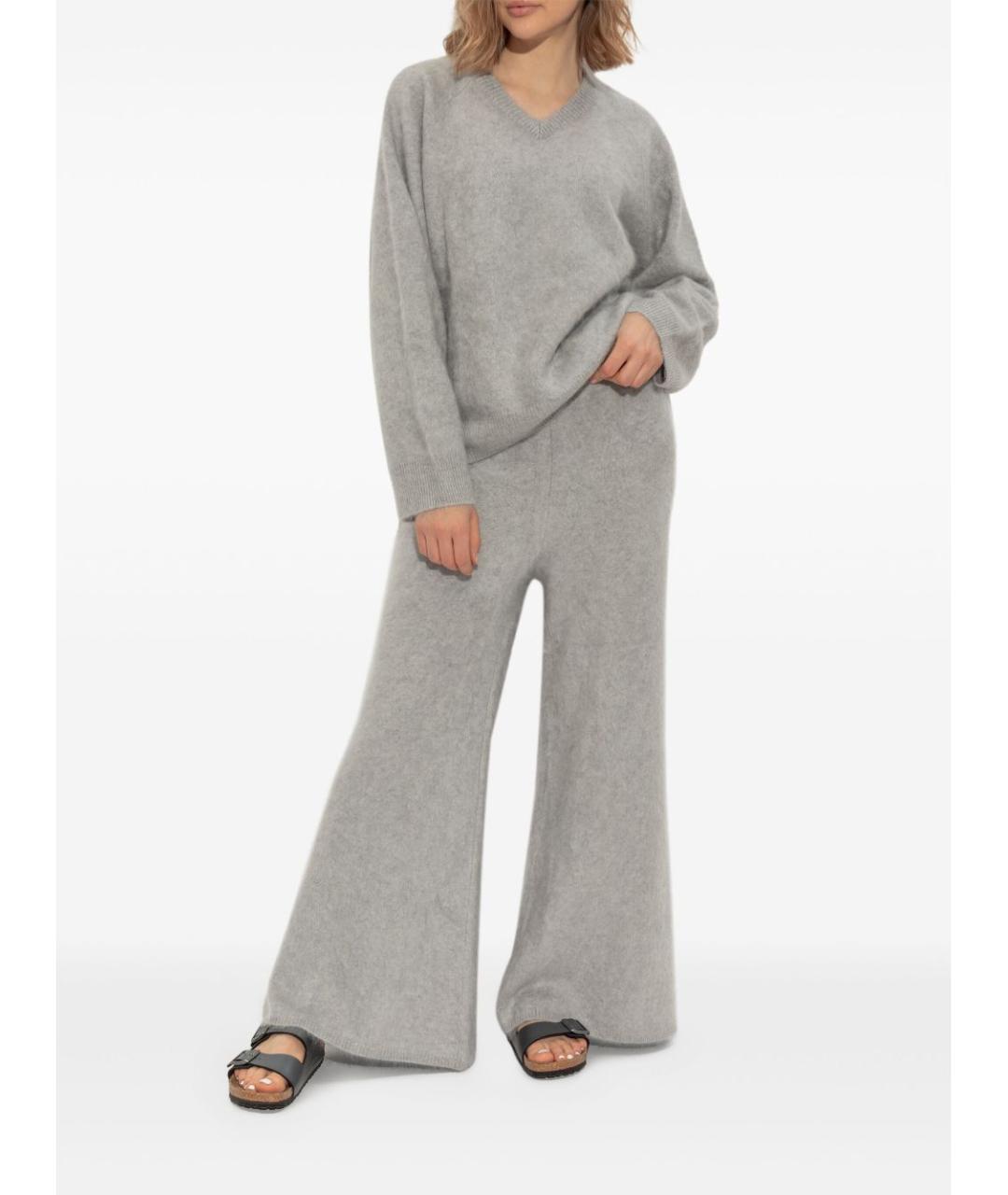 BIRKENSTOCK Серые кожаные сандалии, фото 2