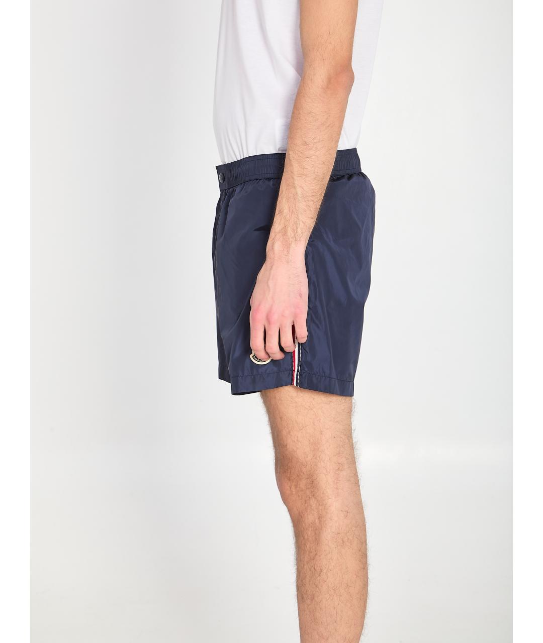 MONCLER Синие полиамидовые плавки, фото 3