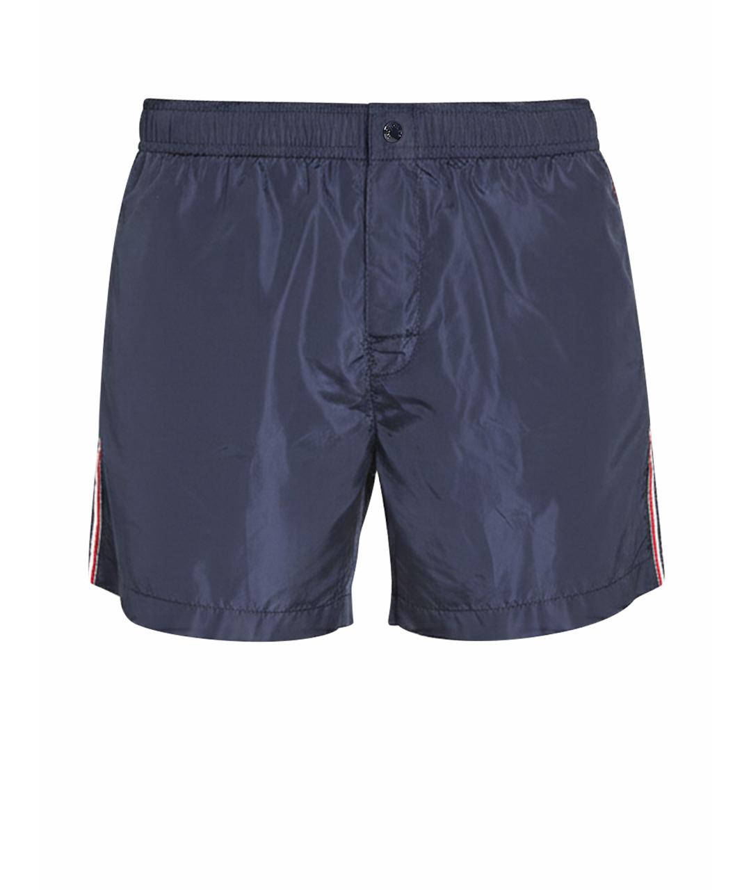 MONCLER Синие полиамидовые плавки, фото 1