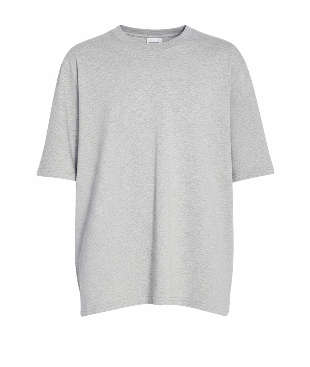 Ami Paris Серая хлопковая футболка, фото 1