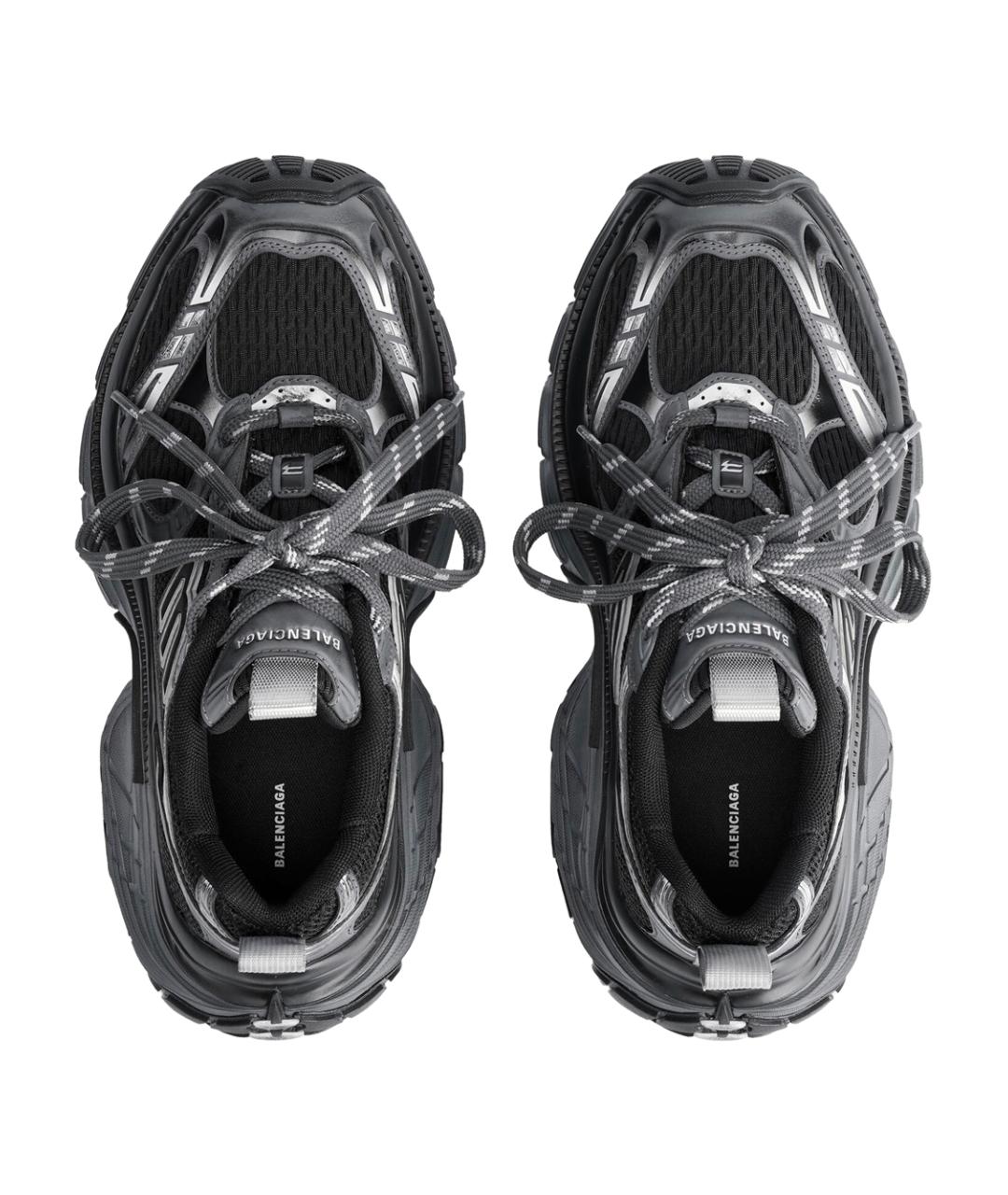 BALENCIAGA Черные синтетические кроссовки, фото 3