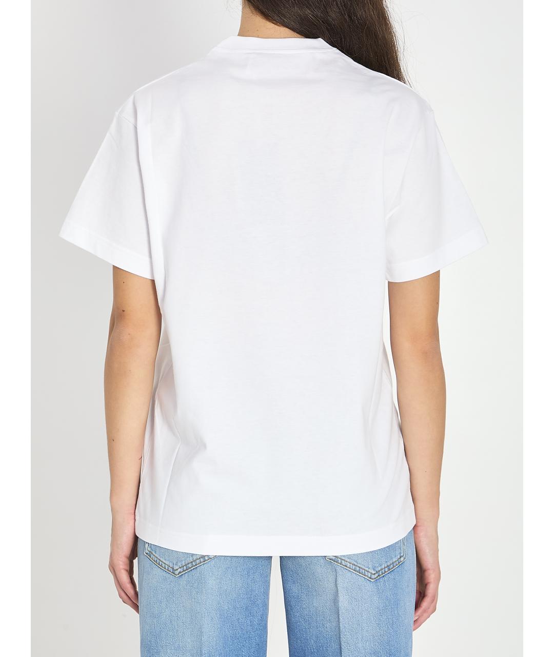 GUCCI Белая хлопковая футболка, фото 5