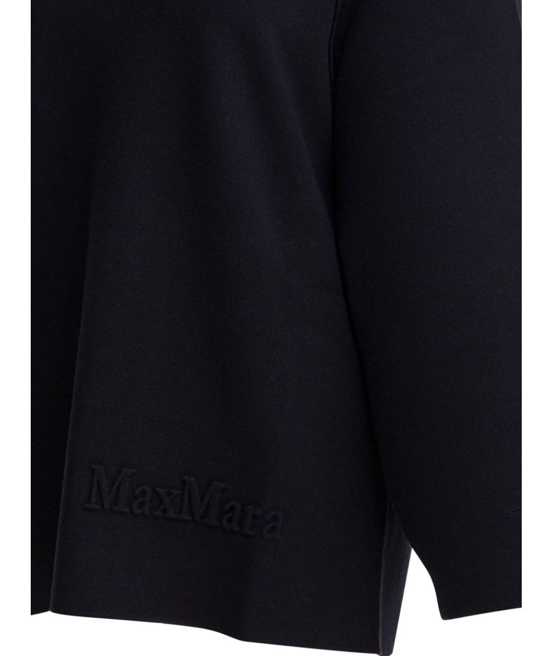 MAX MARA Темно-синий вискозный джемпер / свитер, фото 4