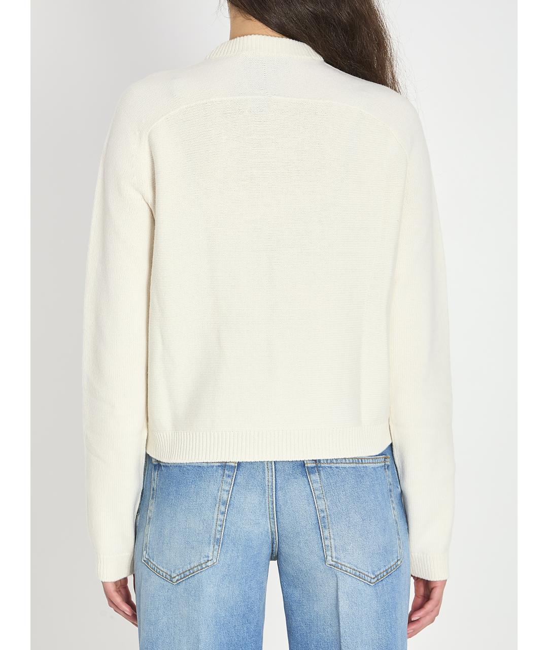 GUCCI Белый кашемировый кардиган, фото 4