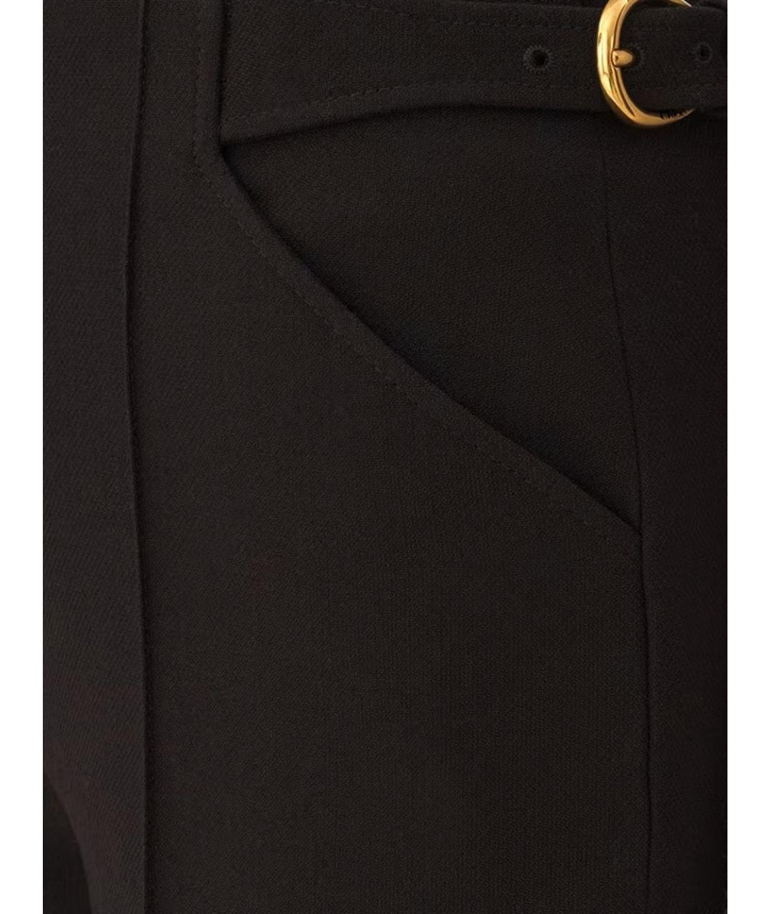 CHLOE Черные шерстяные капри, фото 3