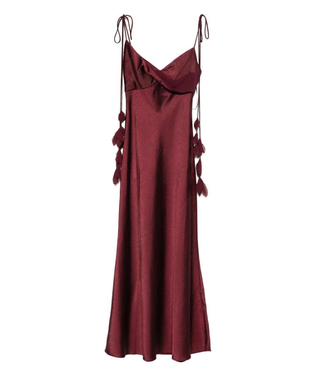 SELF-PORTRAIT Бордовое полиэстеровое вечернее платье, фото 1