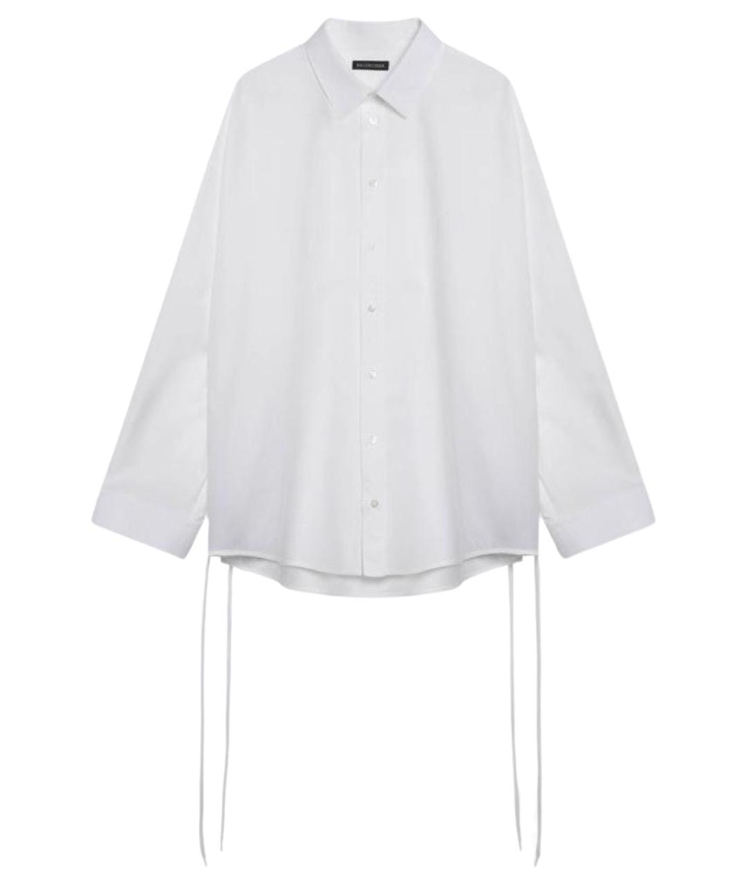 BALENCIAGA Белая хлопковая рубашка, фото 1