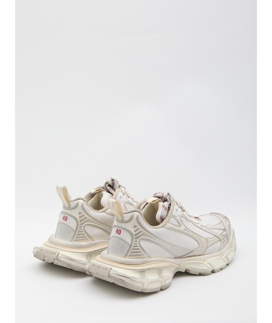 BALENCIAGA Бежевые текстильные кроссовки, фото 3