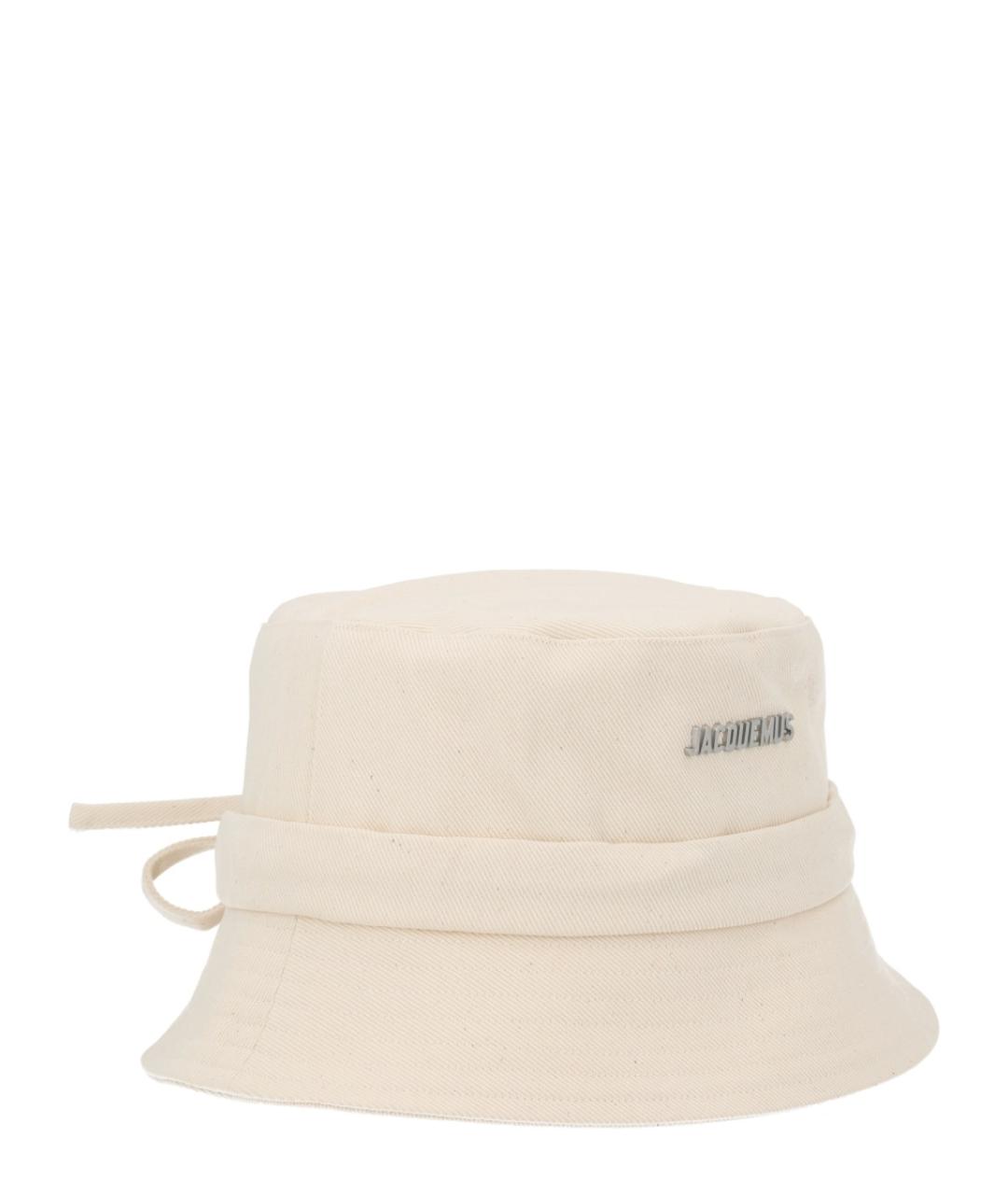 JACQUEMUS Белая хлопковая панама, фото 3