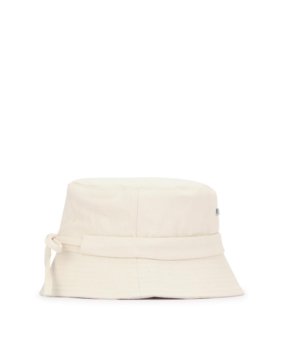 JACQUEMUS Белая хлопковая панама, фото 2