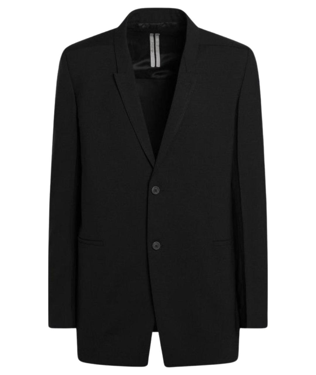 RICK OWENS Черный шерстяной пиджак, фото 1