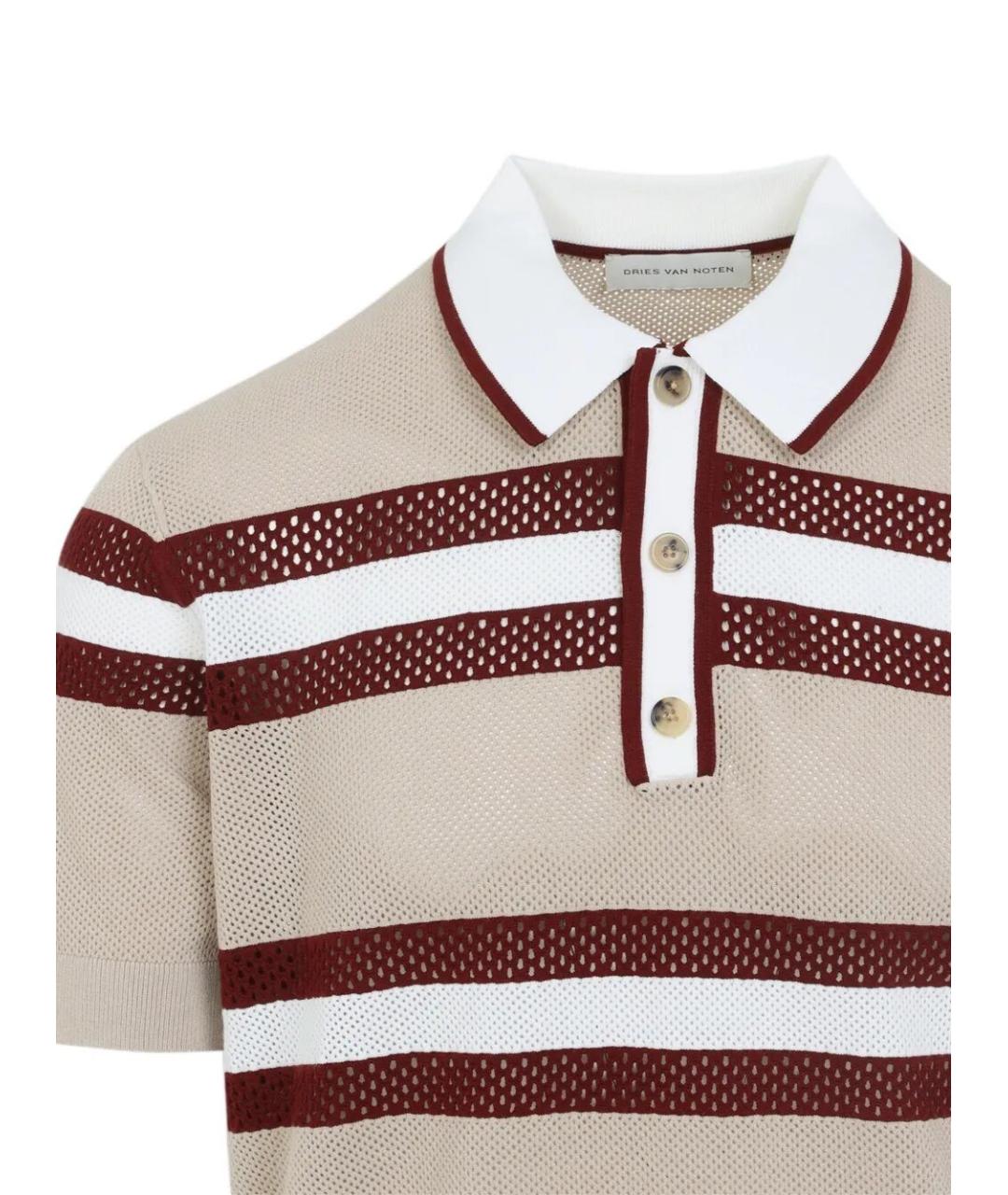 DRIES VAN NOTEN Мульти вискозное поло с коротким рукавом, фото 3