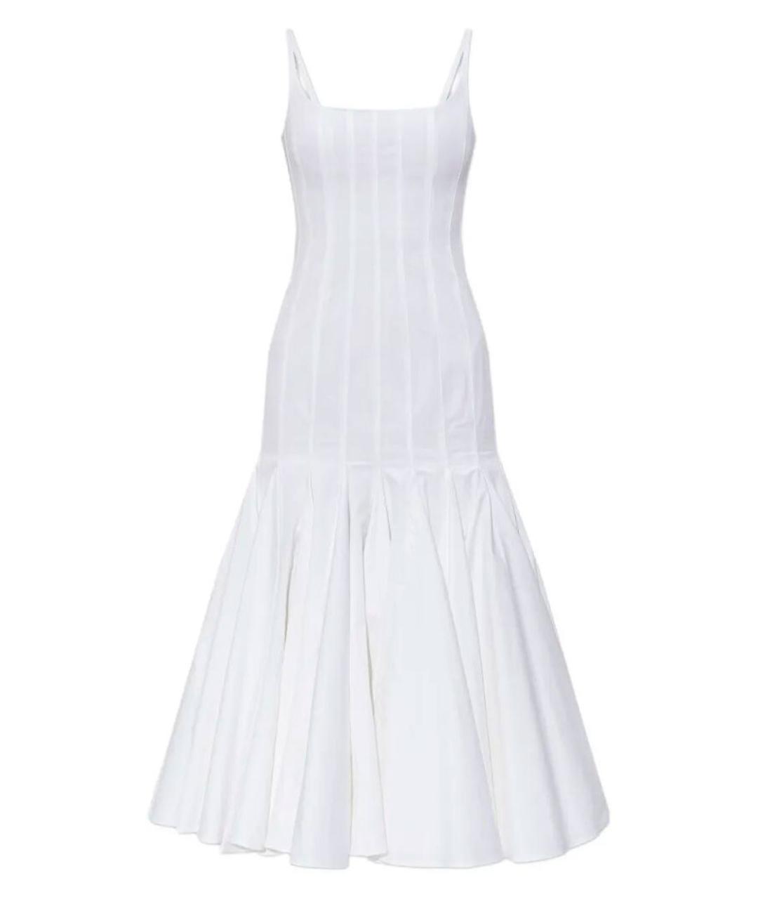 JACQUEMUS Белое хлопковое повседневное платье, фото 1