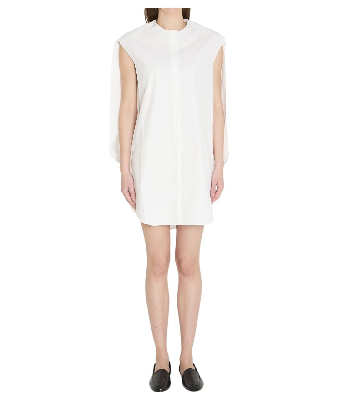 JACQUEMUS Белое хлопковое повседневное платье, фото 1