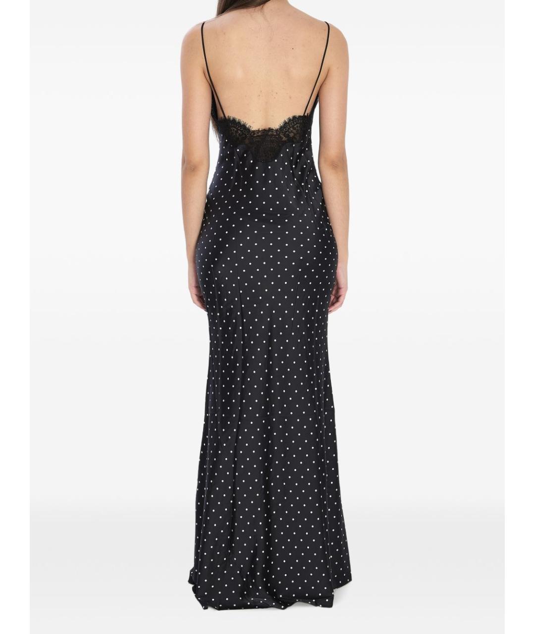 SELF-PORTRAIT Черное полиэстеровое повседневное платье, фото 3