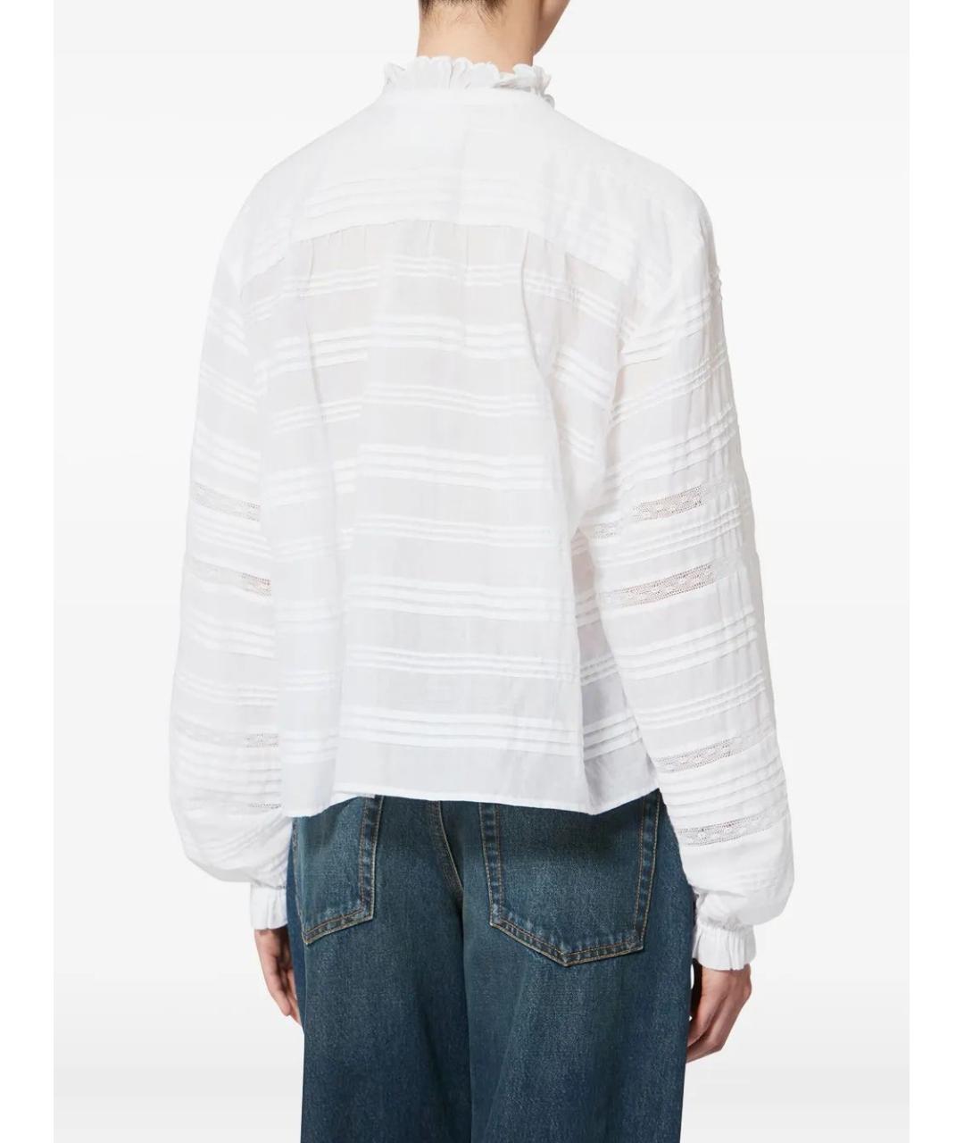 ISABEL MARANT Белая хлопковая рубашка, фото 4