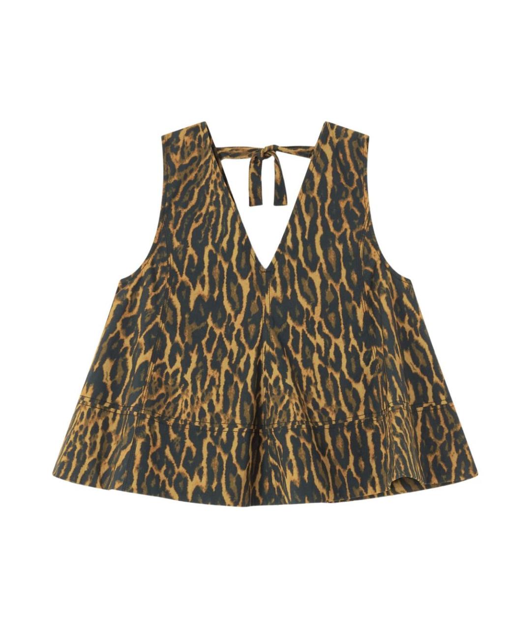 GANNI Мульти хлопковая майка, фото 1