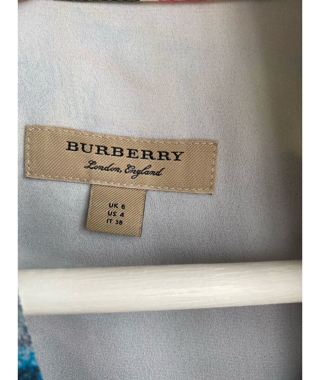 BURBERRY Мульти шелковое платье, фото 3